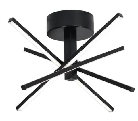 Discount Patriot Lighting® Norm Black Integrated Led Semi-Flush Mount Ceiling Light