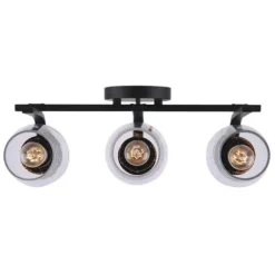 Discount Patriot Lighting® Kari Matte Black 3-Light Vanity Light