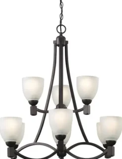 Discount Patriot Lighting® Grenadier 9-Light Oil-Rubbed Bronze Chandelier