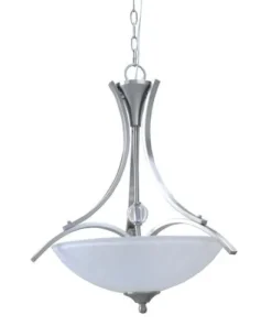 Discount Patriot Lighting® Chantelle 3 Light Satin Nickel Pendant