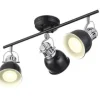 Discount Patriot Lighting® Kaisa Matte Black & White Led Track Light