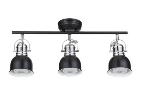 Discount Patriot Lighting® Kaisa Matte Black & White Led Track Light