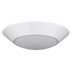 Discount Patriot Lighting® Gabbie White Integrated Led Flush Mount Ceiling Light – 6 Pack