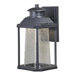 Discount Patriot Lighting® Eliza Textured Black Led Outdoor Wall Light