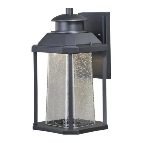 Discount Patriot Lighting® Eliza Textured Black Led Outdoor Wall Light