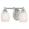 Discount Patriot Lighting® Olympia Satin Nickel 2-Light Vanity Light
