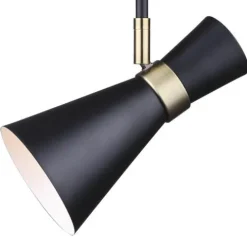 Discount Patriot Lighting® Keilen Black And Antique Brass 1-Light Mini Pendant Light