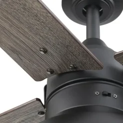 Discount Patriot Lighting® Amanda 48″ Matte Black Indoor Led Ceiling Fan