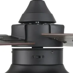 Discount Patriot Lighting® Amanda 48″ Matte Black Indoor Led Ceiling Fan
