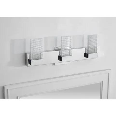 Discount Patriot Lighting® Lico Polished Chrome 3-Light Led Vanity Light