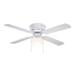 Discount Patriot Lighting™ Eros Ii 42″ White Indoor Ledceiling Fan