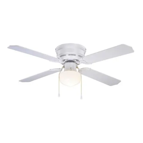 Discount Patriot Lighting™ Eros Ii 42″ White Indoor Ledceiling Fan
