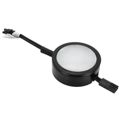 Discount Patriot Lighting® Led Black Plug-In Under Cabinet Puck Light