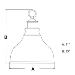 Discount Patriot Lighting® Delano Oil-Burnished Bronze Outdoor Pendant Light