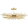 Discount Patriot Lighting® Nikko Gold Semi-Flush Mount Ceiling Light