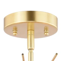 Discount Patriot Lighting® Nikko Gold Semi-Flush Mount Ceiling Light