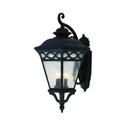 Discount Patriot Lighting Elegant Home Patriot Lighting® Elegant Home Graham Black Gold Outdoor Wall Light