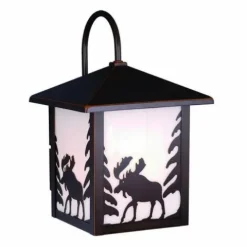 Discount Patriot Lighting® Moose Burnished Bronze Outdoor Wall Light