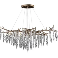 Discount Patriot Lighting® Rainier Silver Mist 6 Light Chandelier