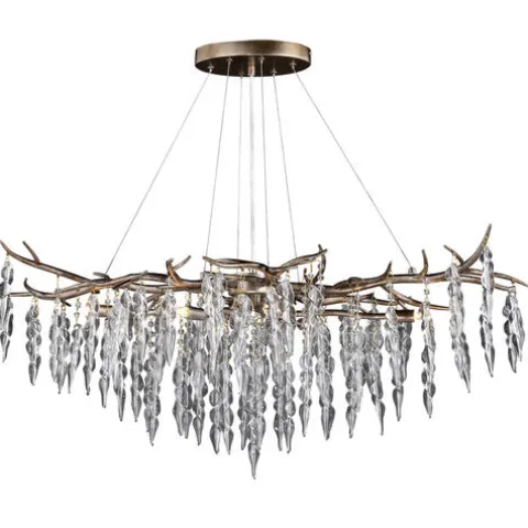 Discount Patriot Lighting® Rainier Silver Mist 6 Light Chandelier