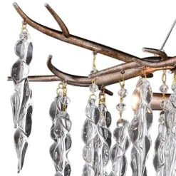 Discount Patriot Lighting® Rainier Silver Mist 6 Light Chandelier
