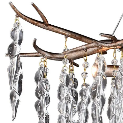 Discount Patriot Lighting® Rainier Silver Mist 6 Light Chandelier