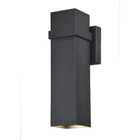 Discount Patriot Lighting® Lavage Textured Black Led Outdoor Wall Light
