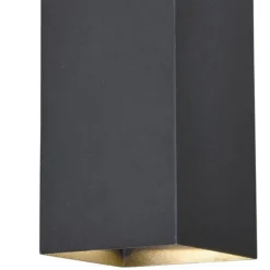 Discount Patriot Lighting® Lavage Textured Black Led Outdoor Wall Light