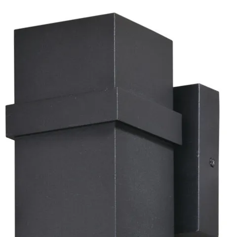 Discount Patriot Lighting® Lavage Textured Black Led Outdoor Wall Light