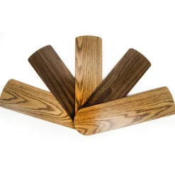 Discount Patriot Lighting® 52″ Oak/Walnut Ceiling Fan Replacement Blades – 5 Pcs/Set
