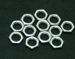 Discount Patriot Lighting® Small Nickel Steel Lock Nuts – 12 Pk