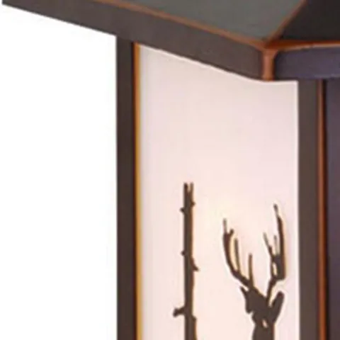 Discount Patriot Lighting® Deer Burnished Bronze Outdoor Wall Light