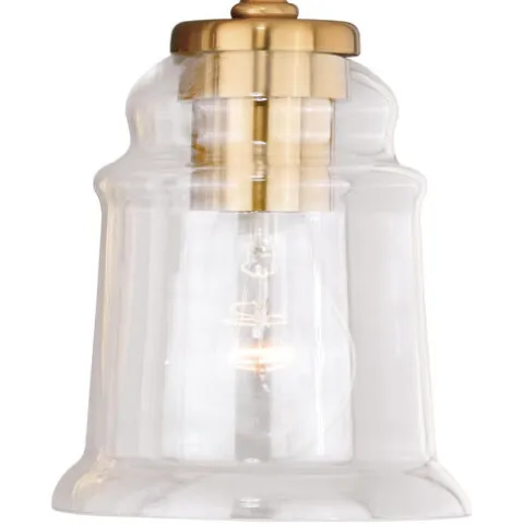 Discount Patriot Lighting® Toledo Natural Brass 2 Light Vanity Light