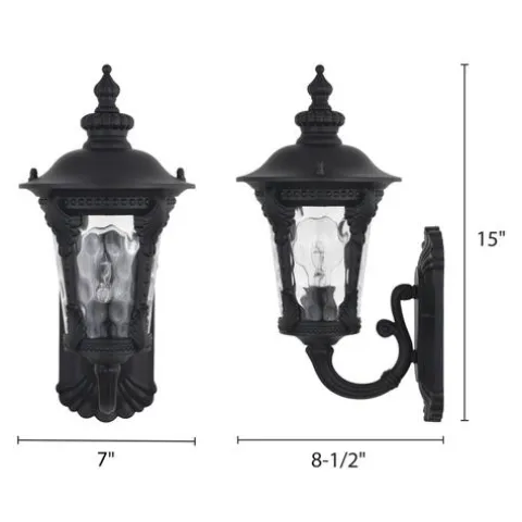 Flash Sale Patriot Lighting® Tomek Black Outdoor Wall Light