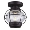 Flash Sale Patriot Lighting® Potter Oil-Rubbed Bronze 1-Light Flush Mount Ceiling Light