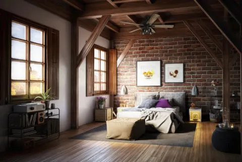 Flash Sale Patriot Lighting™ Crown Point 52″ Matte Black Industrial Indoor Led Ceiling Fan