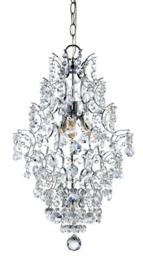 Flash Sale Patriot Lighting® Elegant Home Kirsten 3-Light Crystal Chandelier