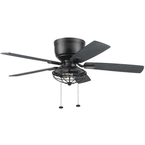 Flash Sale Patriot Lighting™ Annetta 52″ Matte Black Led Indoor/Outdoor Ceiling Fan
