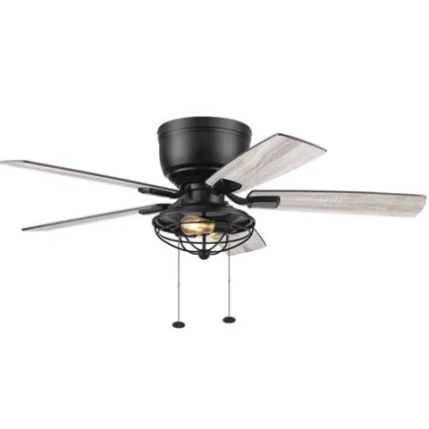 Flash Sale Patriot Lighting™ Annetta 52″ Matte Black Led Indoor/Outdoor Ceiling Fan