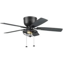Flash Sale Patriot Lighting™ Annetta 52″ Matte Black Led Indoor/Outdoor Ceiling Fan