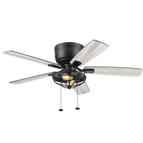 Flash Sale Patriot Lighting™ Annetta 52″ Matte Black Led Indoor/Outdoor Ceiling Fan