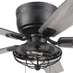 Flash Sale Patriot Lighting™ Annetta 52″ Matte Black Led Indoor/Outdoor Ceiling Fan