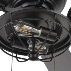 Flash Sale Patriot Lighting™ Annetta 52″ Matte Black Led Indoor/Outdoor Ceiling Fan