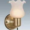 Flash Sale Patriot Lighting® Burley 1-Light Antique Brass Indoor Wall Light