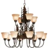 Flash Sale Patriot Lighting® Yellowstone 12-Light Burnished Bronze Chandelier