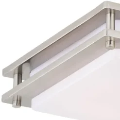 Flash Sale Patriot Lighting® Horizon Satin Nickel Flush Mount Ceiling Light