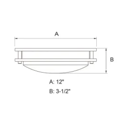 Flash Sale Patriot Lighting® Horizon Satin Nickel Flush Mount Ceiling Light