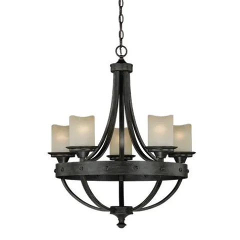 Flash Sale Patriot Lighting® Lancaster 5-Light Black Walnut Chandelier