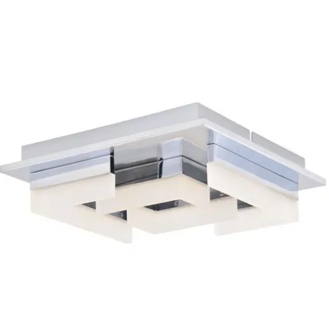 Flash Sale Patriot Lighting® Leisa Chrome Integrated Led Flush Mount Ceiling Light