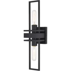 Flash Sale Patriot Lighting® Marquis Matte Black 2 Light Wall Light